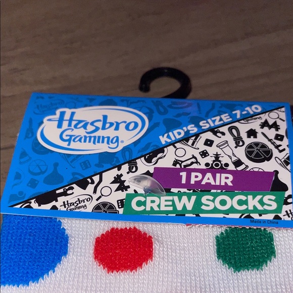 🎄 Hasbro Twister Crew Socks - Picture 2 of 5
